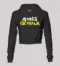 Ading Goiyala Women's Crop Hoodies in Black Color